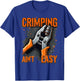 Fun Electrician Crimper Wire Tool Gifts Crimping Ain’t Easy T-Shirt - T-Shirt | Royal