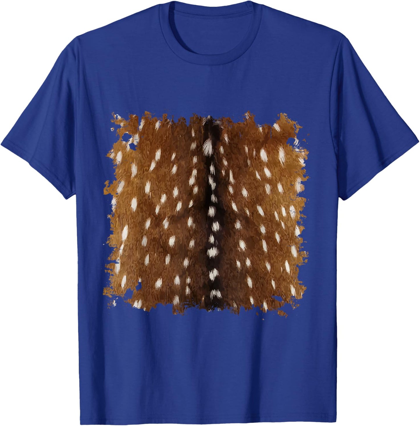 Exotic Axis Deer Hide Print T-Shirt - T-Shirt | Royal