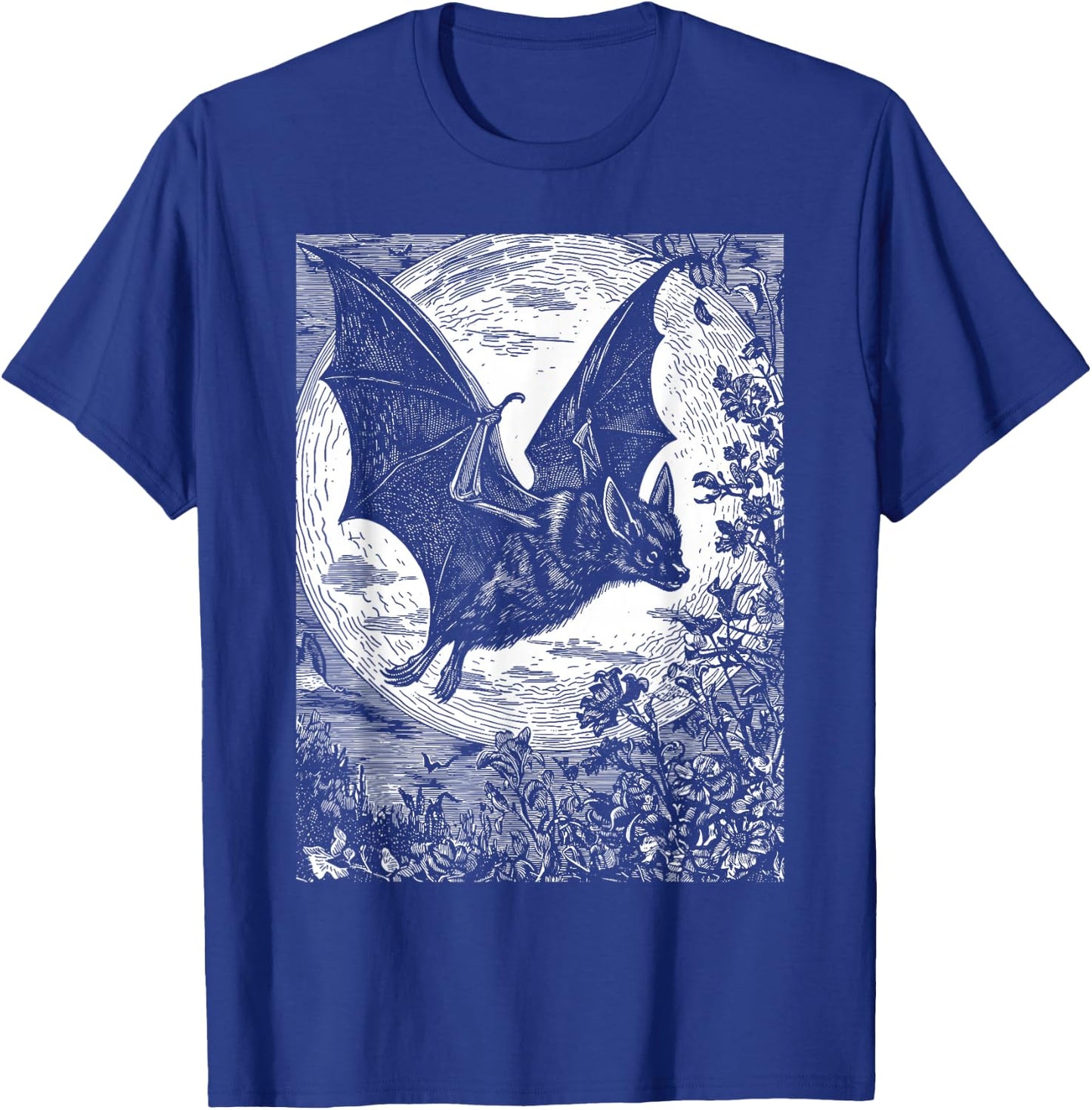 Medieval Bat | Gothic Pastel Goth Witch Dark Academia T-Shirt - T-Shirt | Royal