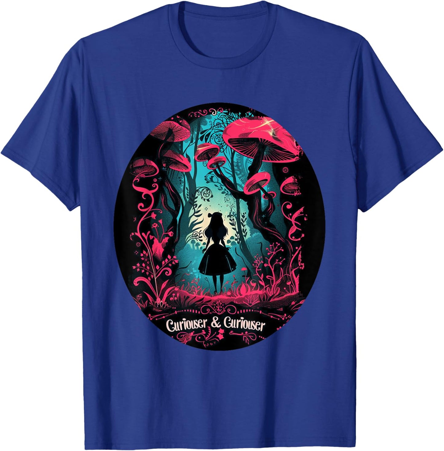 Alice in Wonderland , Black, S T-Shirt - T-Shirt | Royal