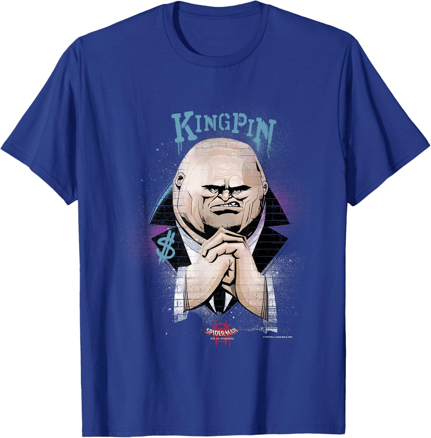 Marvel Spider-Man: Into The Spider-Verse Kingpin Graffiti T-Shirt - T-Shirt | Royal