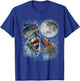 Leopard Seal Lover Galaxy Moon Wild Animal Wildlife Ocean T-Shirt - T-Shirt | Royal