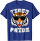 Tiger Pride Retro Tiger School Sports Team T-Shirt - T-Shirt | Royal