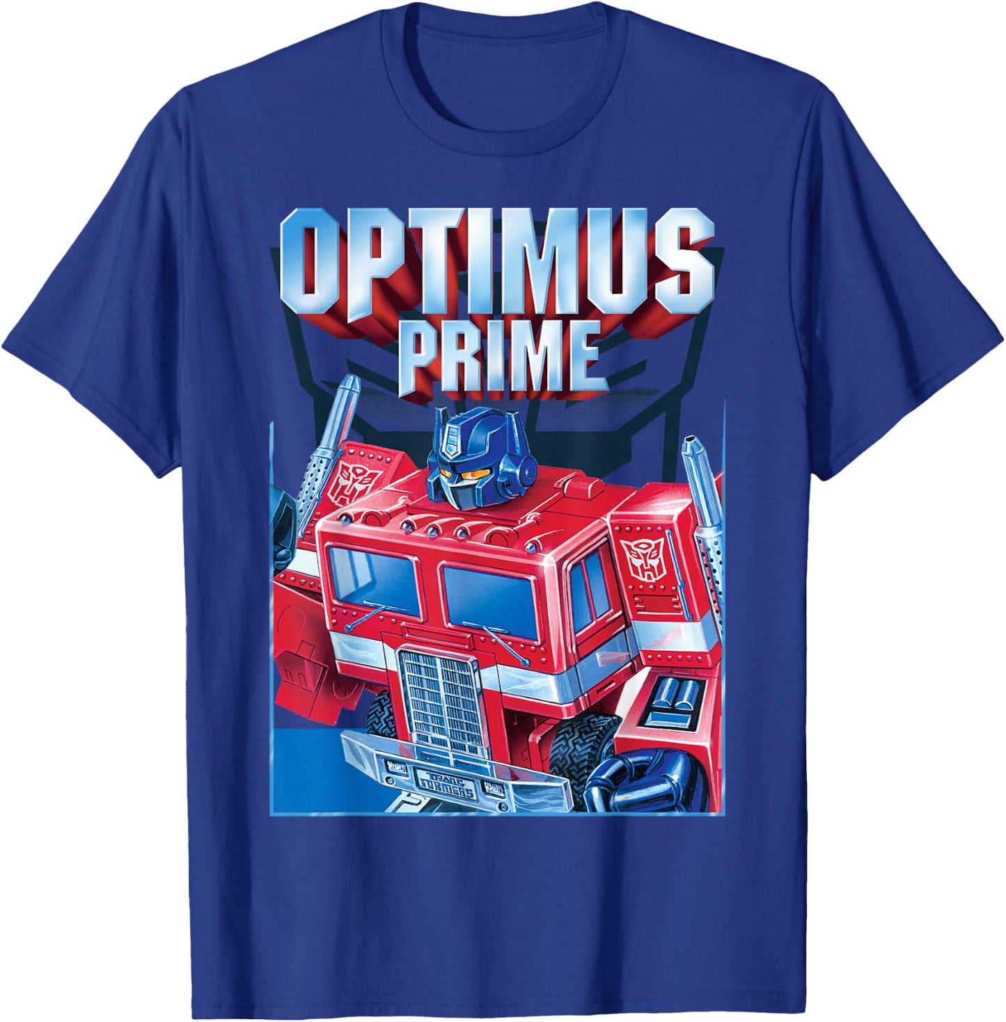 Transformers Optimus Prime Portrait Small T-Shirt - T-Shirt | Royal
