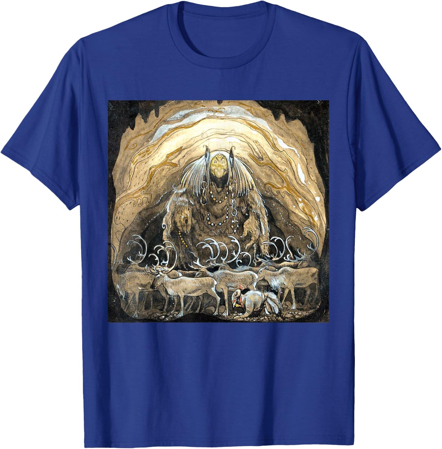 The Yule Goat John Bauer Swedish Folklore Fairy Tale T-Shirt - T-Shirt | Royal