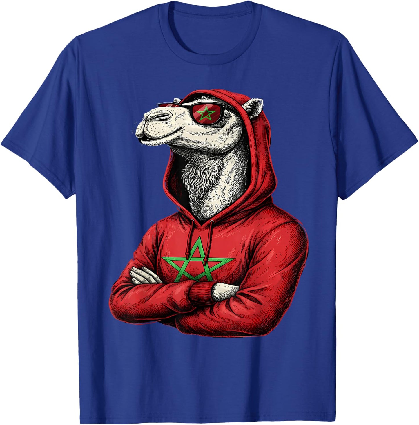 Morocco Flag Moroccan Pride T-Shirt - T-Shirt | Royal