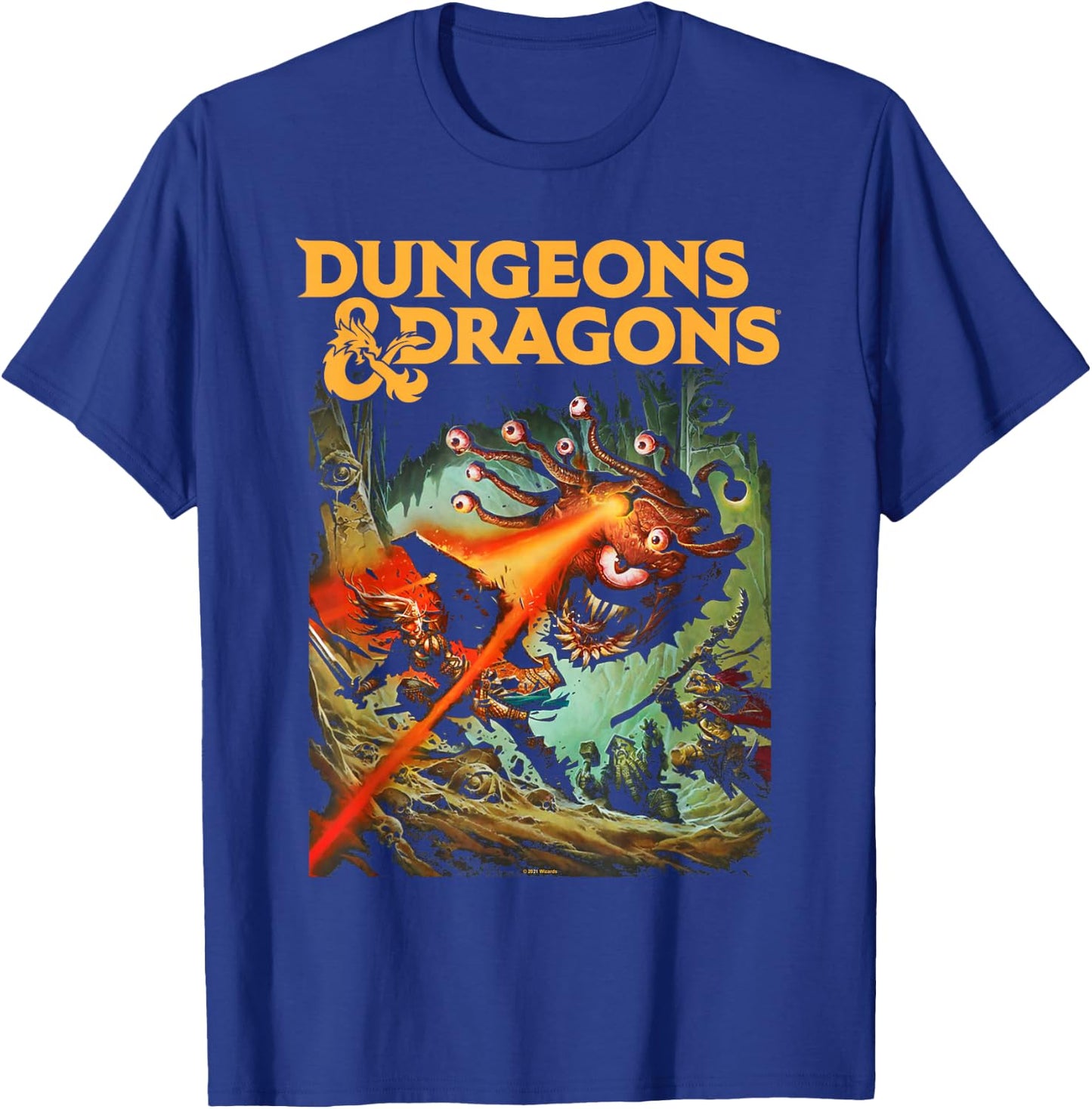 Dungeons & Dragons Strike the Beholder , black T-Shirt - T-Shirt | Royal
