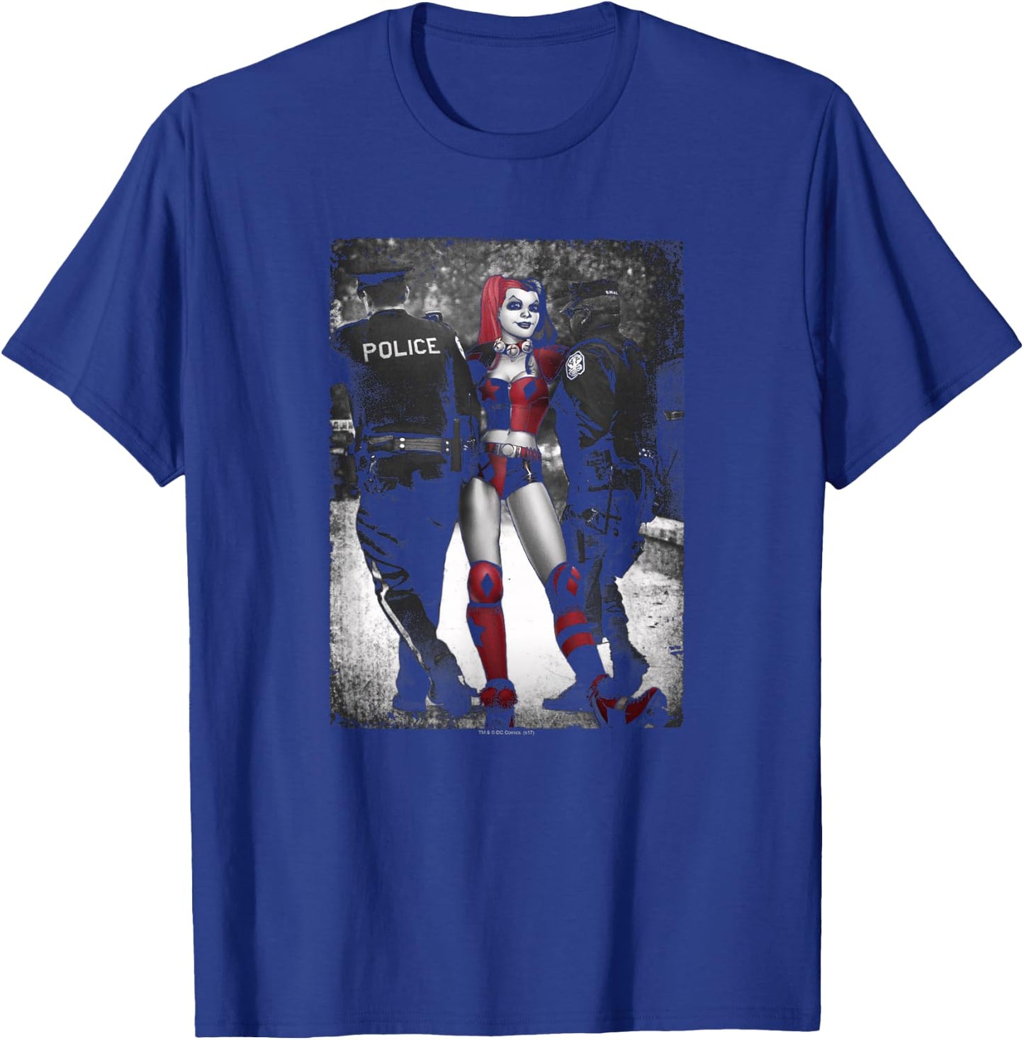 Batman Harley Quinn Arrest T-Shirt - T-Shirt | Royal