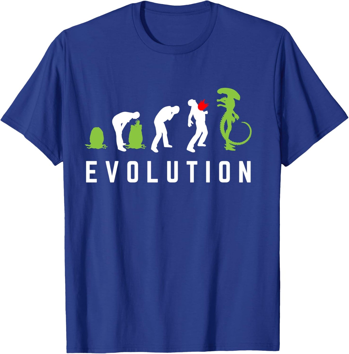 L'évolution de l'homme extraterrestre Manche Longue T-Shirt - T-Shirt | Royal