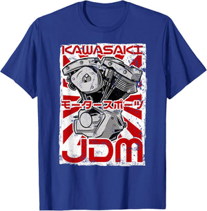 Kawasaki City 90s Retro Japan Aesthetics 80s Kawasaki , black T-Shirt - T-Shirt | Royal