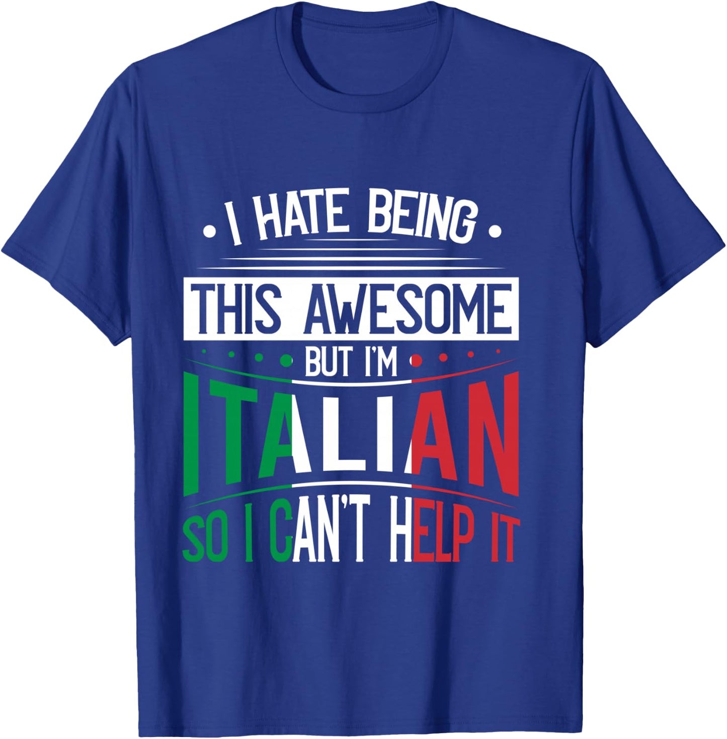 Italian Roots Outfit Funny Italy Heritage Men Women T-Shirt - T-Shirt | Royal
