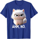 Ehm Nö Cat No Lazy Sloth Neinsagen Nö Cat , black T-Shirt - T-Shirt | Royal