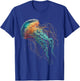 Jellyfish Fantasy Colorful Animal Art Graphic Jellyfish T-Shirt - T-Shirt | Royal