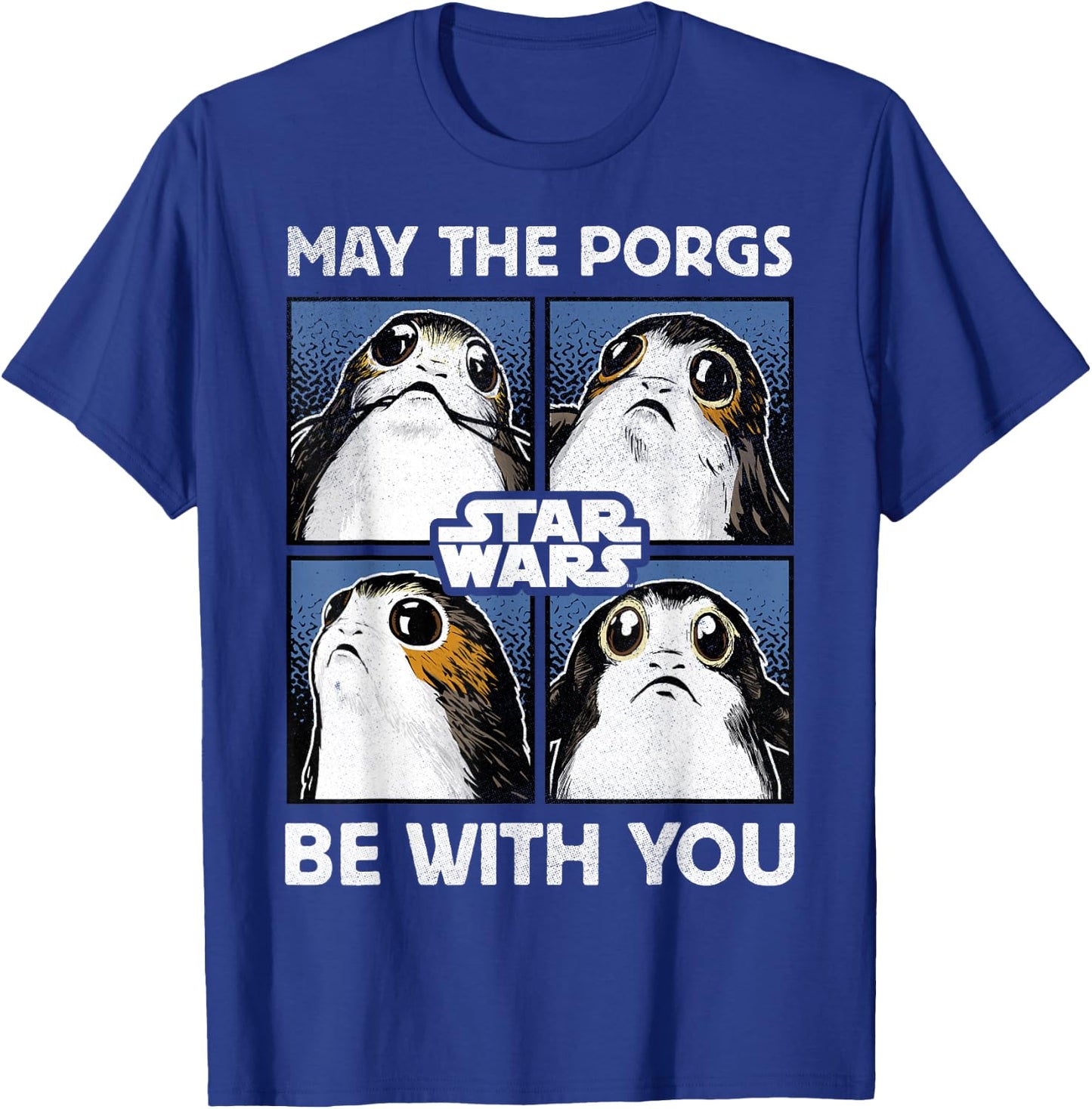 Star Wars May The Porgs Be With You T-Shirt - T-Shirt | Royal