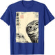 Vintage Japanische Eule Poster Retro Vogel Grafik Artq T-Shirt - T-Shirt | Royal