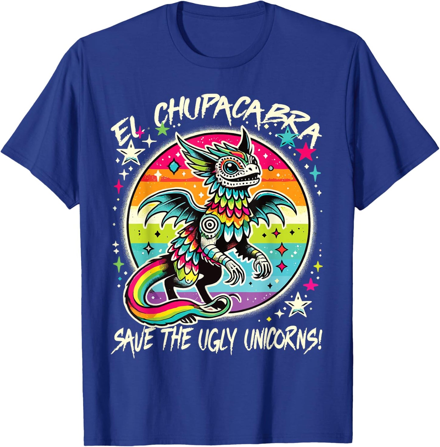 El Chupacabra Cryptid Kids T-Shirt - T-Shirt | Royal