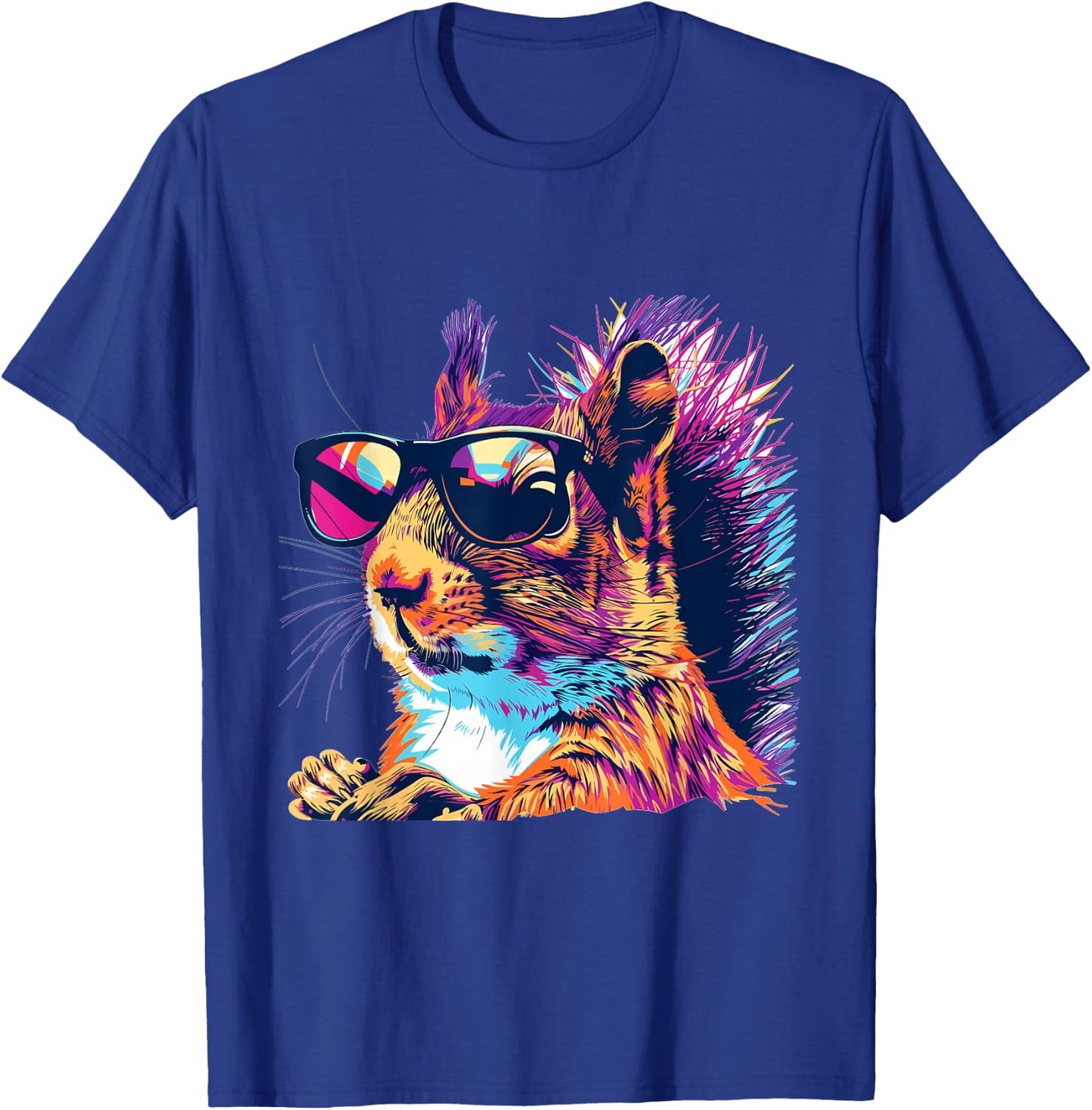 Squirrel Animal Lover Graphic T-Shirt - T-Shirt | Royal