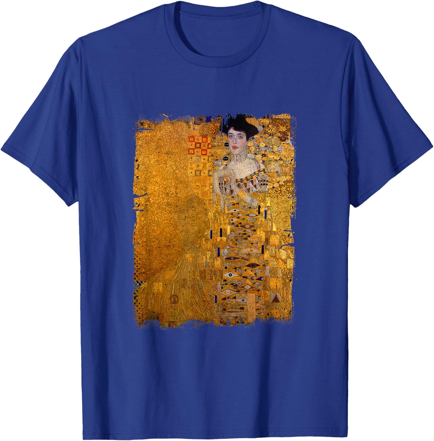 Lady in Gold by Gustav Klimt Famous Painting , black T-Shirt - T-Shirt | Royal