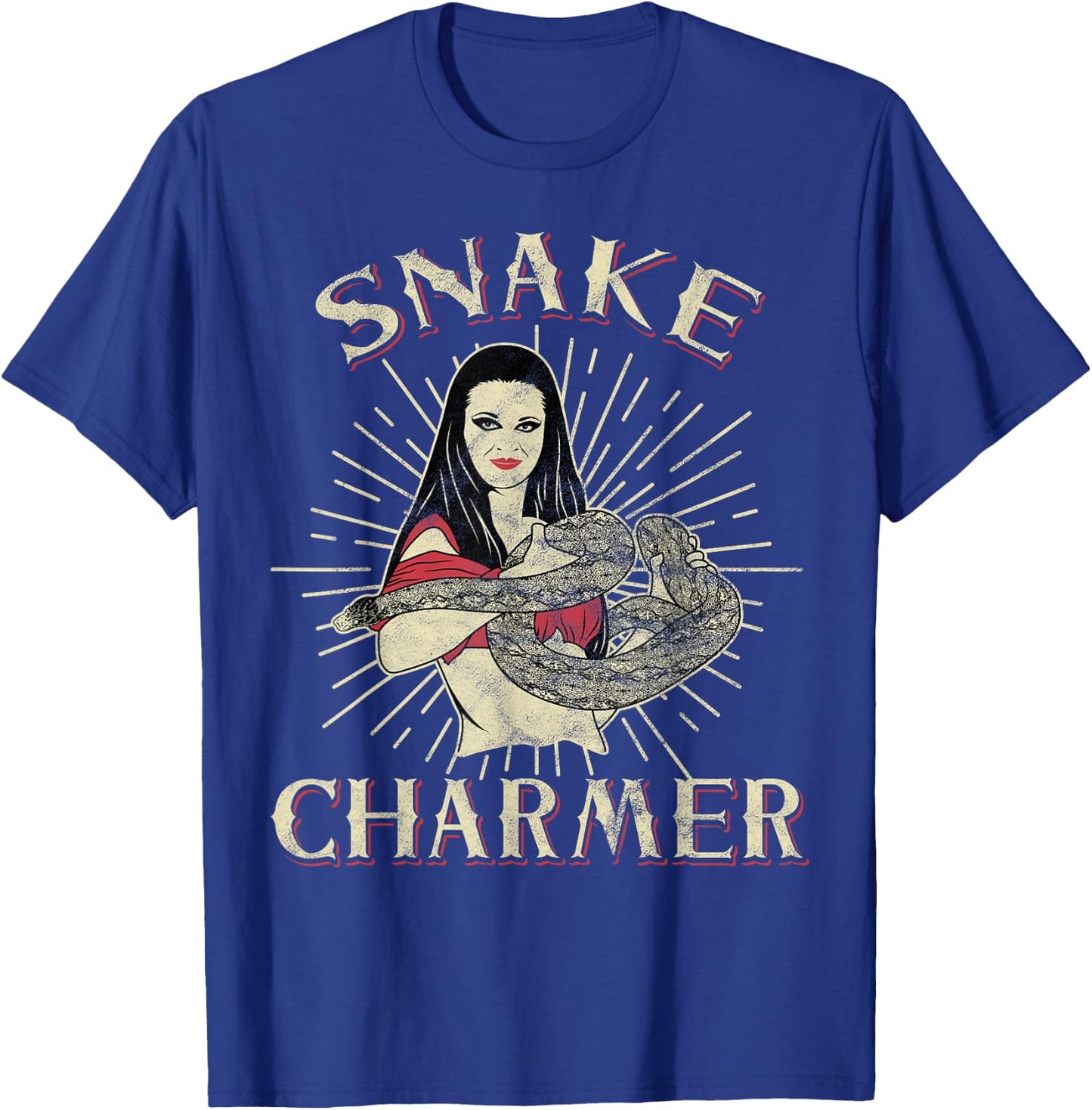 Snake Charmer Circus Party Shirt - Snake Lover Gift - Circus T-Shirt - T-Shirt | Royal