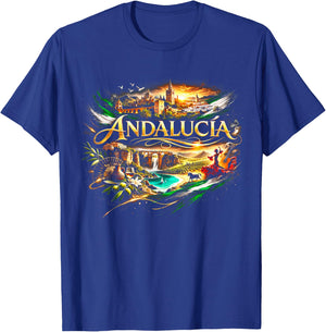 Andalusia South Pride Traditional Design T-Shirt - T-Shirt | Royal