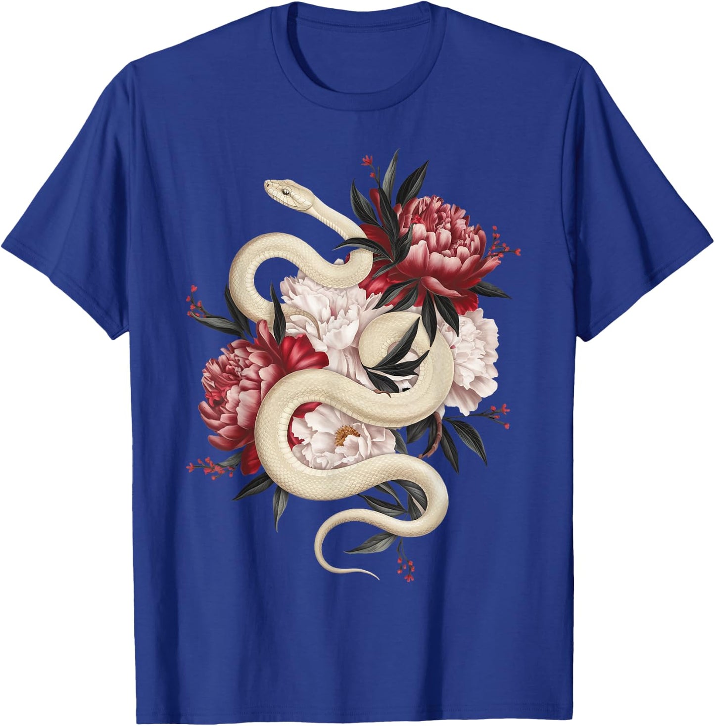 Year of The Snake 2025 Cool Snake Graphic Art T-Shirt - T-Shirt | Royal
