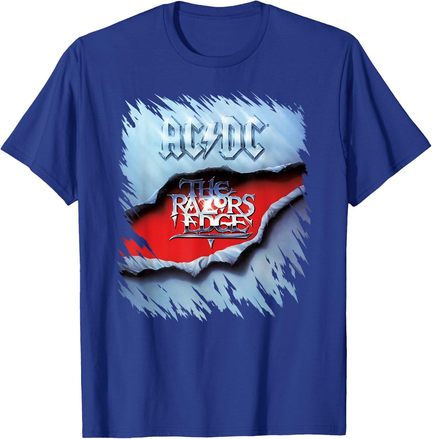 AC/DC The Razor's Edge Album Cover , black T-Shirt - T-Shirt | Royal