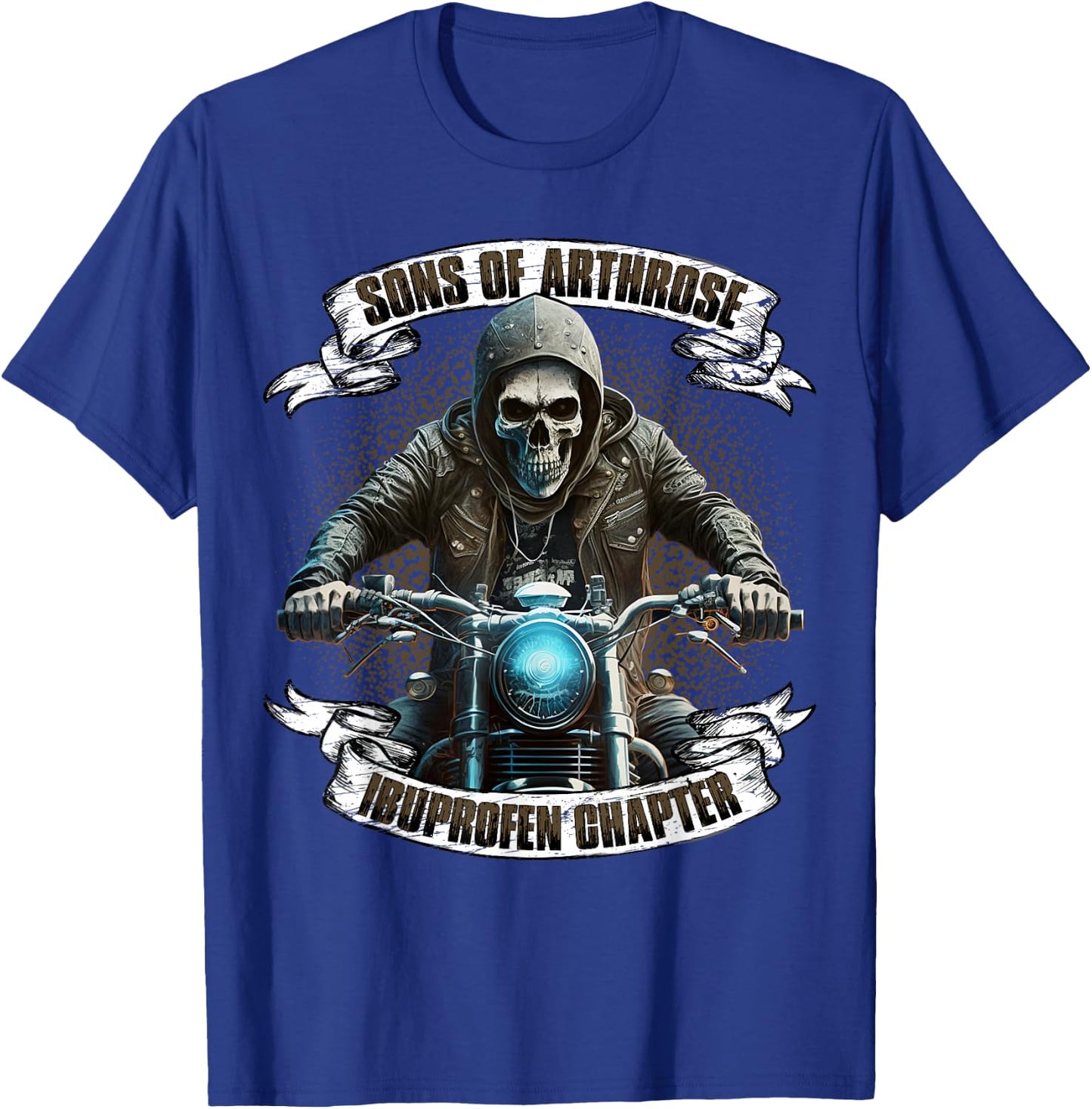 Sons of Arthrosis Ibuprofen Chapter Biker Motorcyclist , black T-Shirt - T-Shirt | Royal