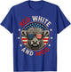 Red White and Moo Funny Toddler Highland Cow 4th of July T-Shirt - T-Shirt | Royal