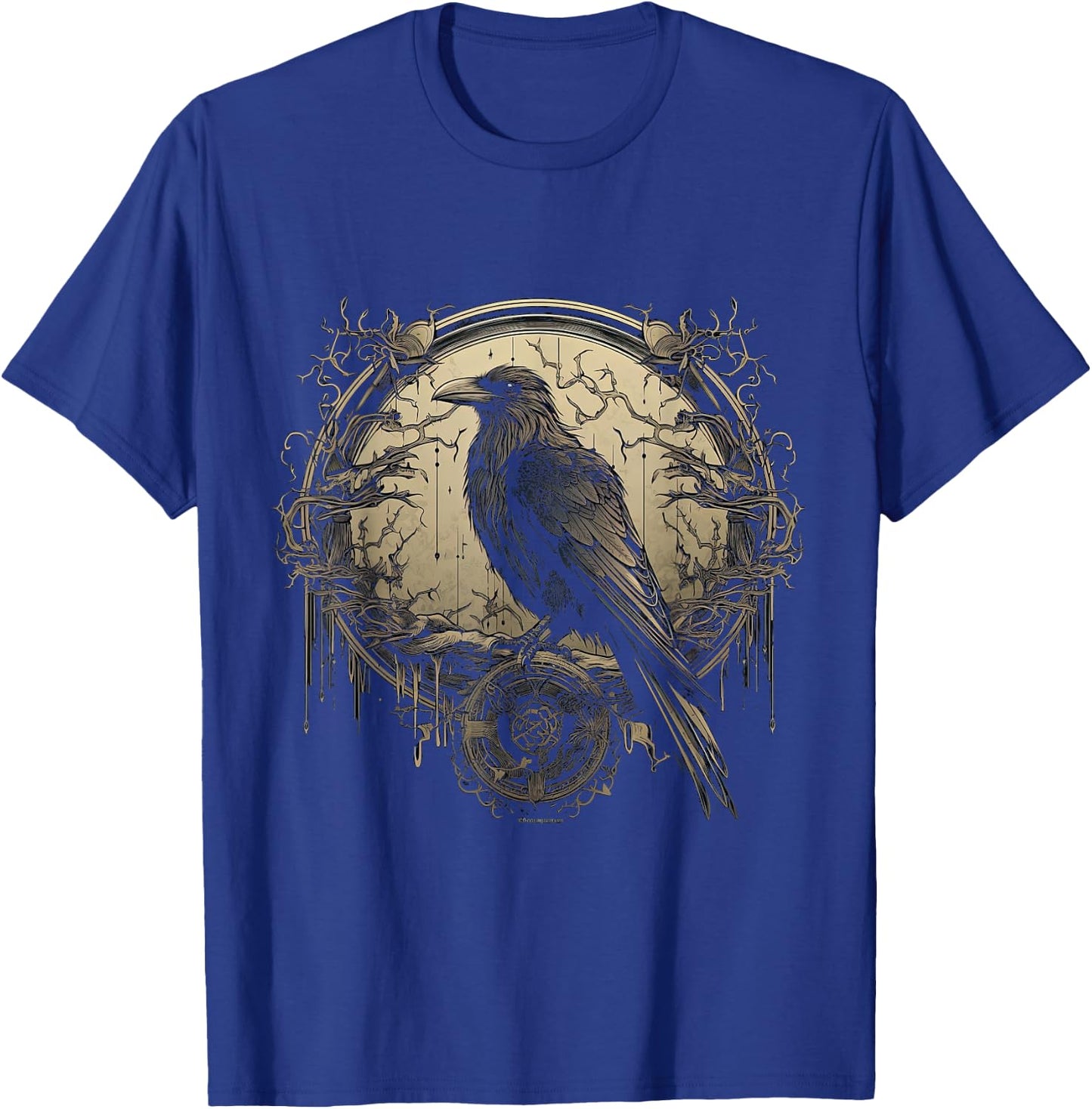 Odin Raven Celtic Viking Valhalla Pagan T-Shirt - T-Shirt | Royal