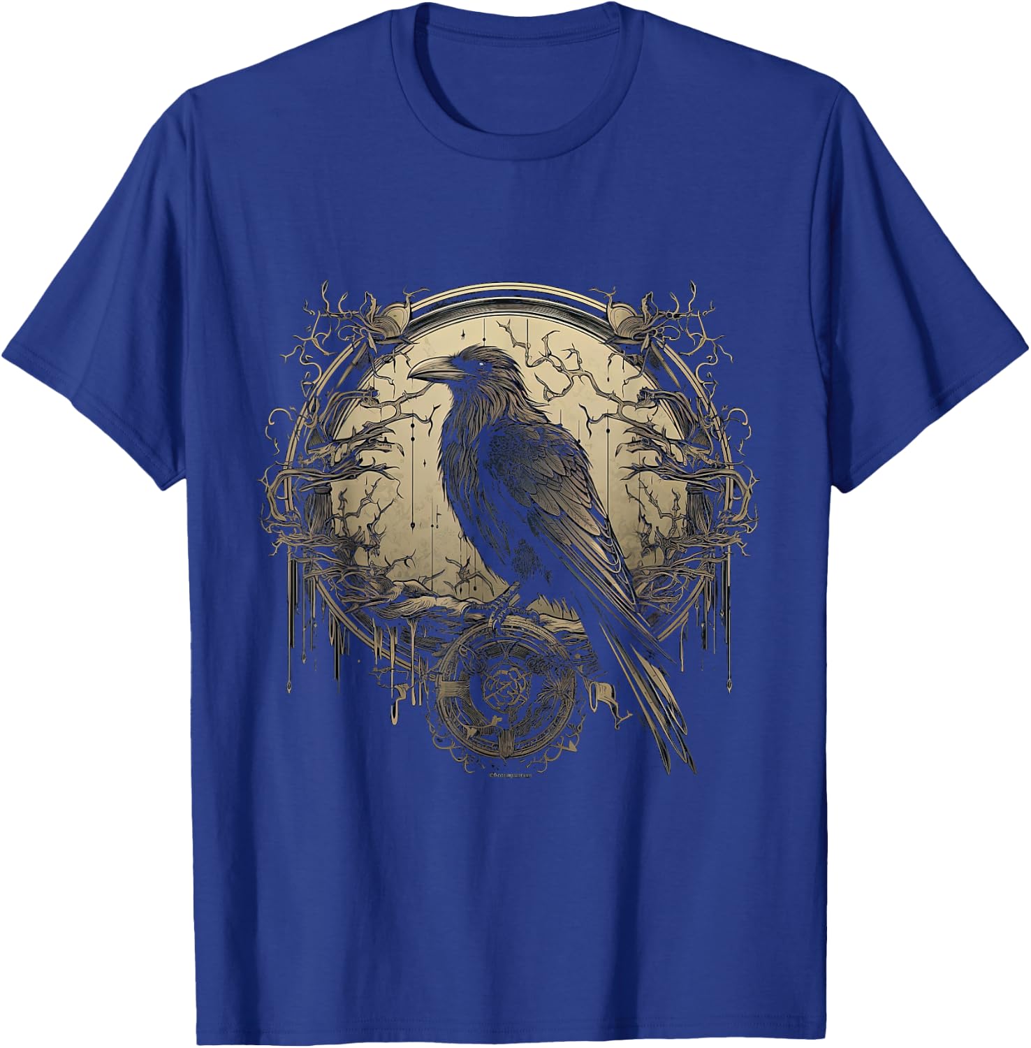 Odin Raven Celtic Viking Valhalla Pagan T-Shirt - T-Shirt | Royal