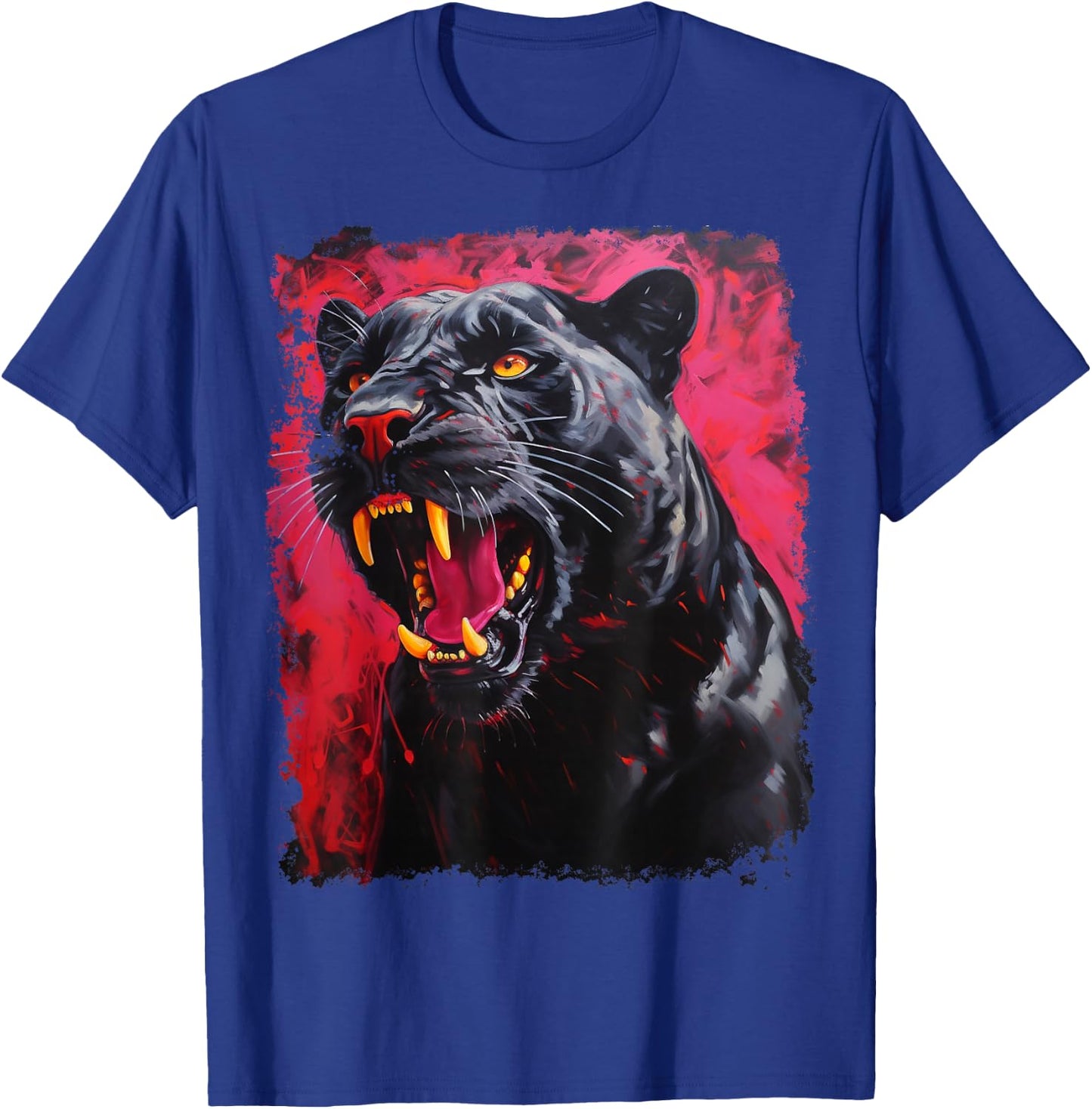 Red Panther Black T-Shirt - T-Shirt | Royal
