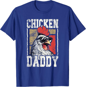 Chicken Daddy - Chicken farmer, Father of the chicken coop T-Shirt - T-Shirt | Royal