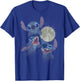 Disney Lilo & Stitch Moonlight Collage T-Shirt - T-Shirt | Royal