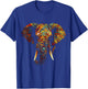 Elephant Animal Colourful Animal Lover Art Elephant T-Shirt - T-Shirt | Royal