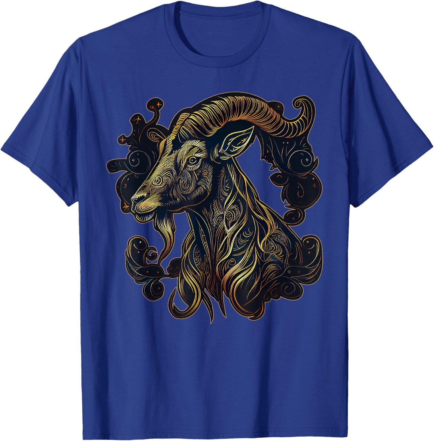 Year Of The Goat Chinese Zodiac Ram Animal Astrology T-Shirt - T-Shirt | Royal