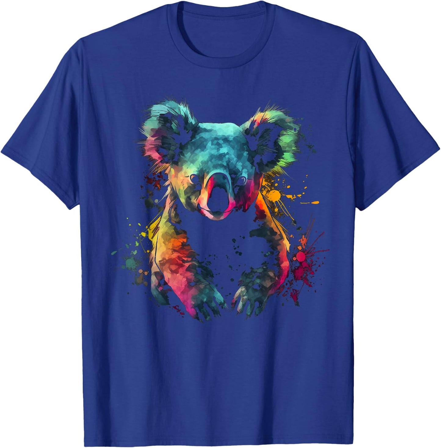 Koala Bunt Kunstwerk - Tiermotiv Kunst Tier Koala T-Shirt - T-Shirt | Royal