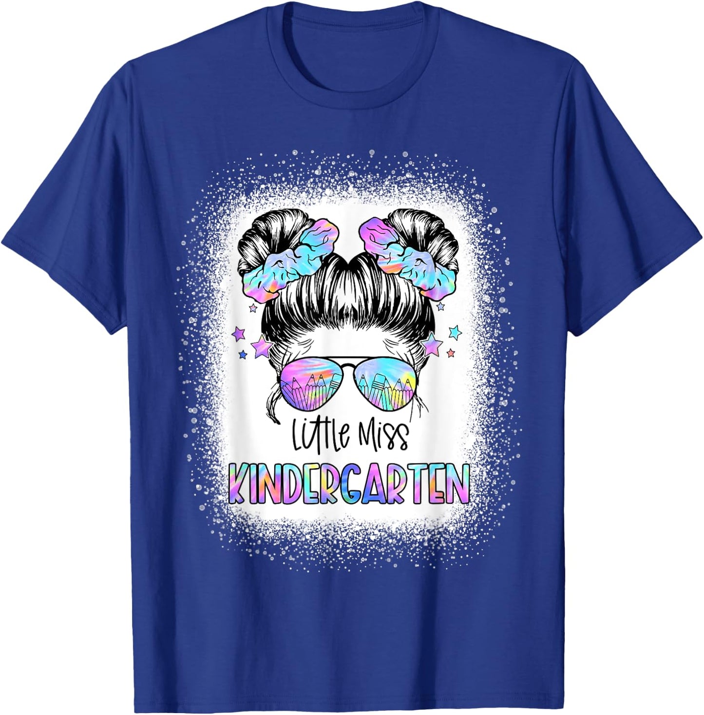 Little Miss Kindergarten First Day Of School 1st Day Girls T-Shirt - T-Shirt | Royal