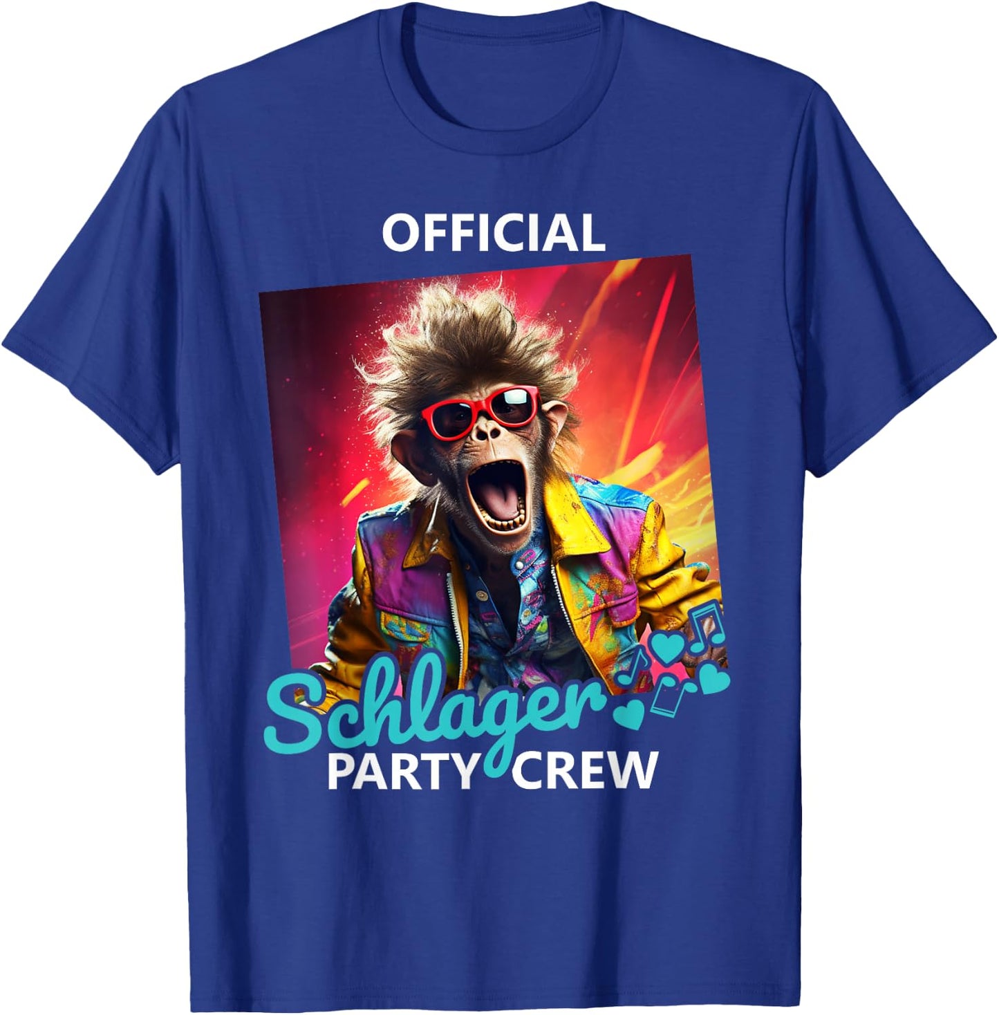 PARTY HASE Outfits für Party und Kneipentour Official Schlager Party Crew T-Shirt - T-Shirt | Royal