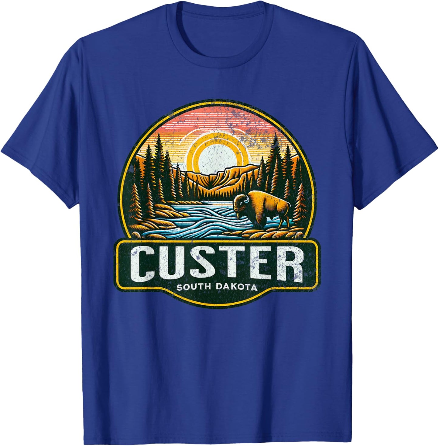 Custer State Park T-Shirt - T-Shirt | Royal