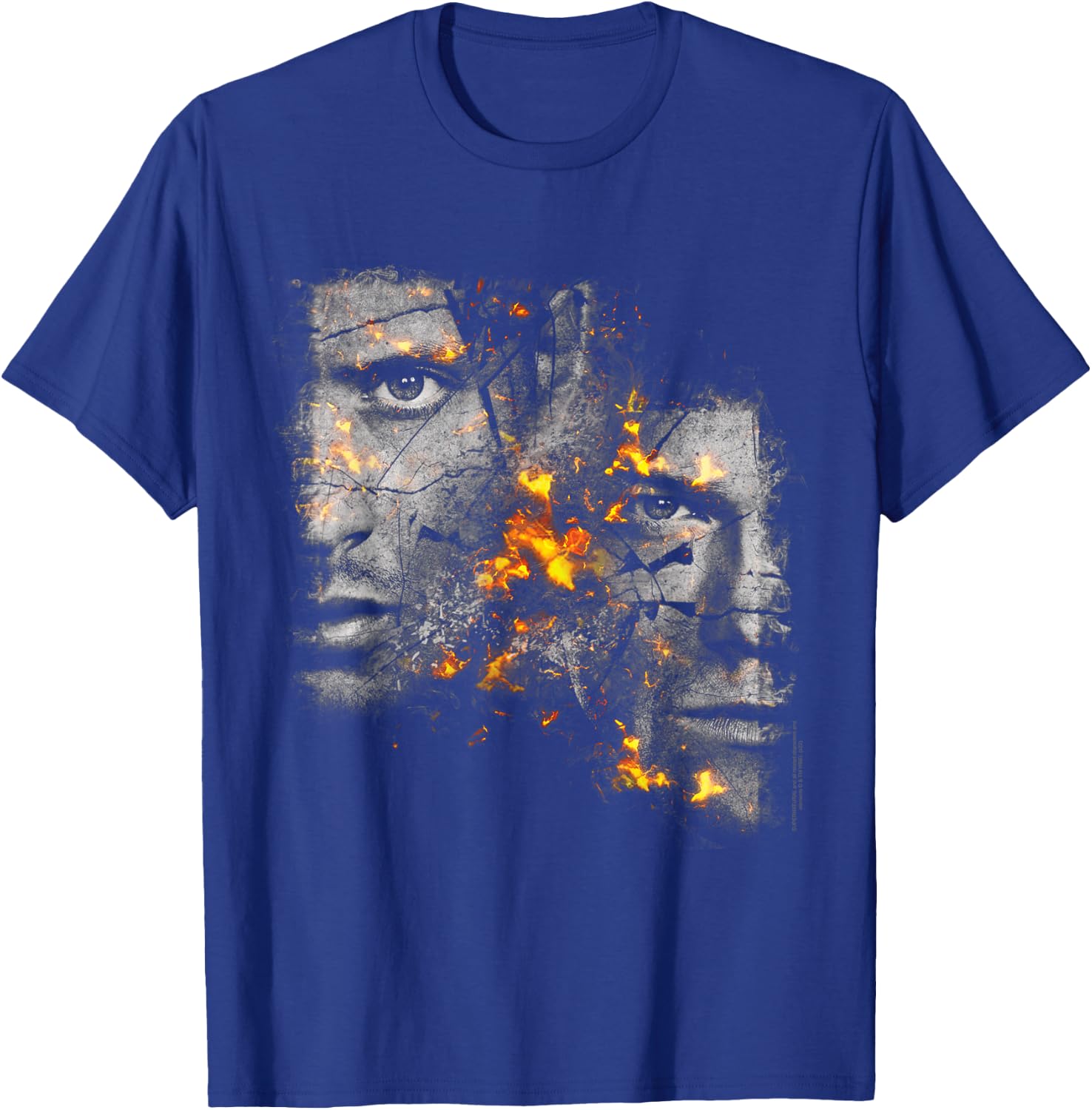 Supernatural Sam and Dean Fire , black, s T-Shirt - T-Shirt | Royal