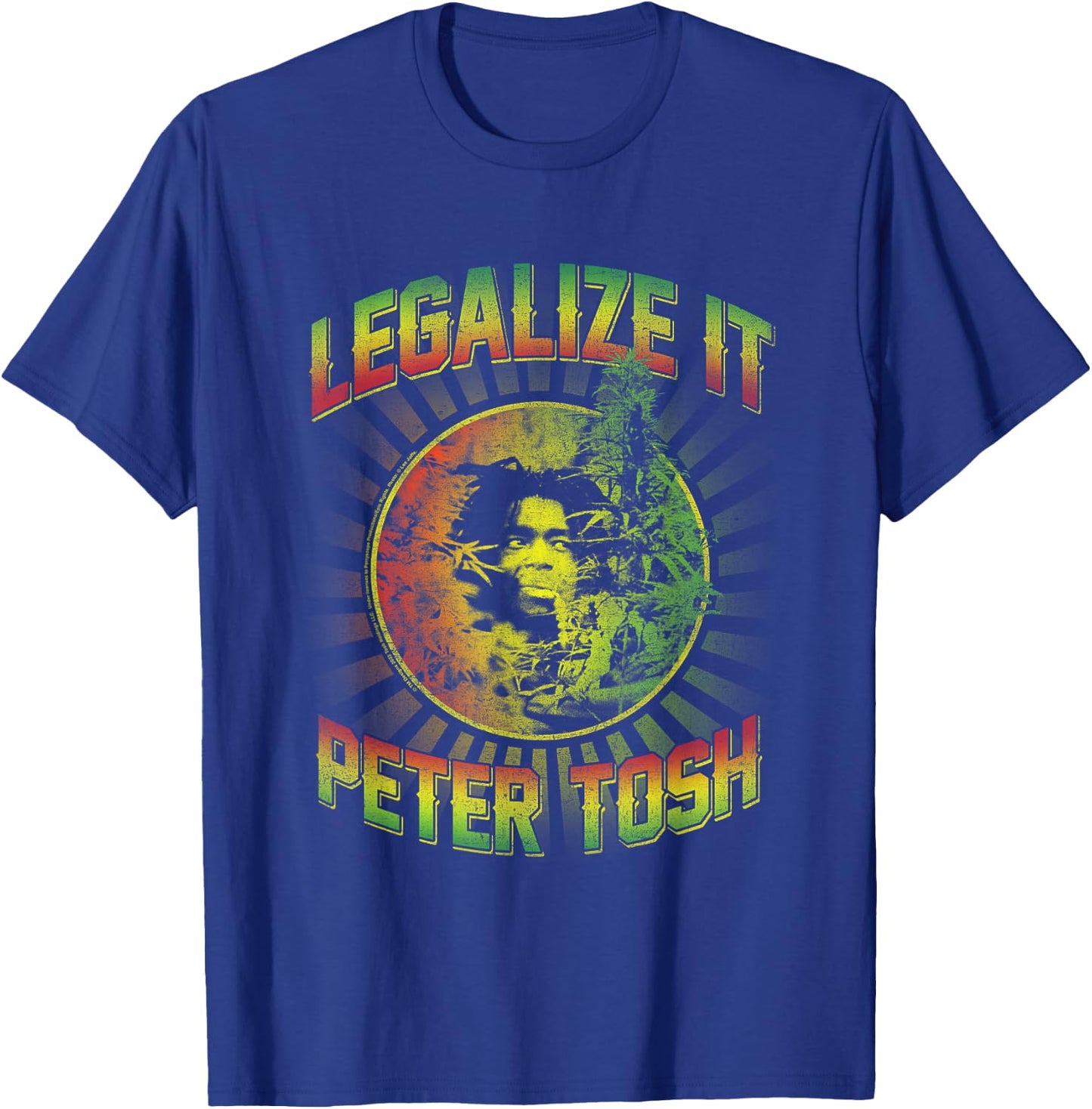 Peter Tosh Legalize It T-Shirt - T-Shirt | Royal