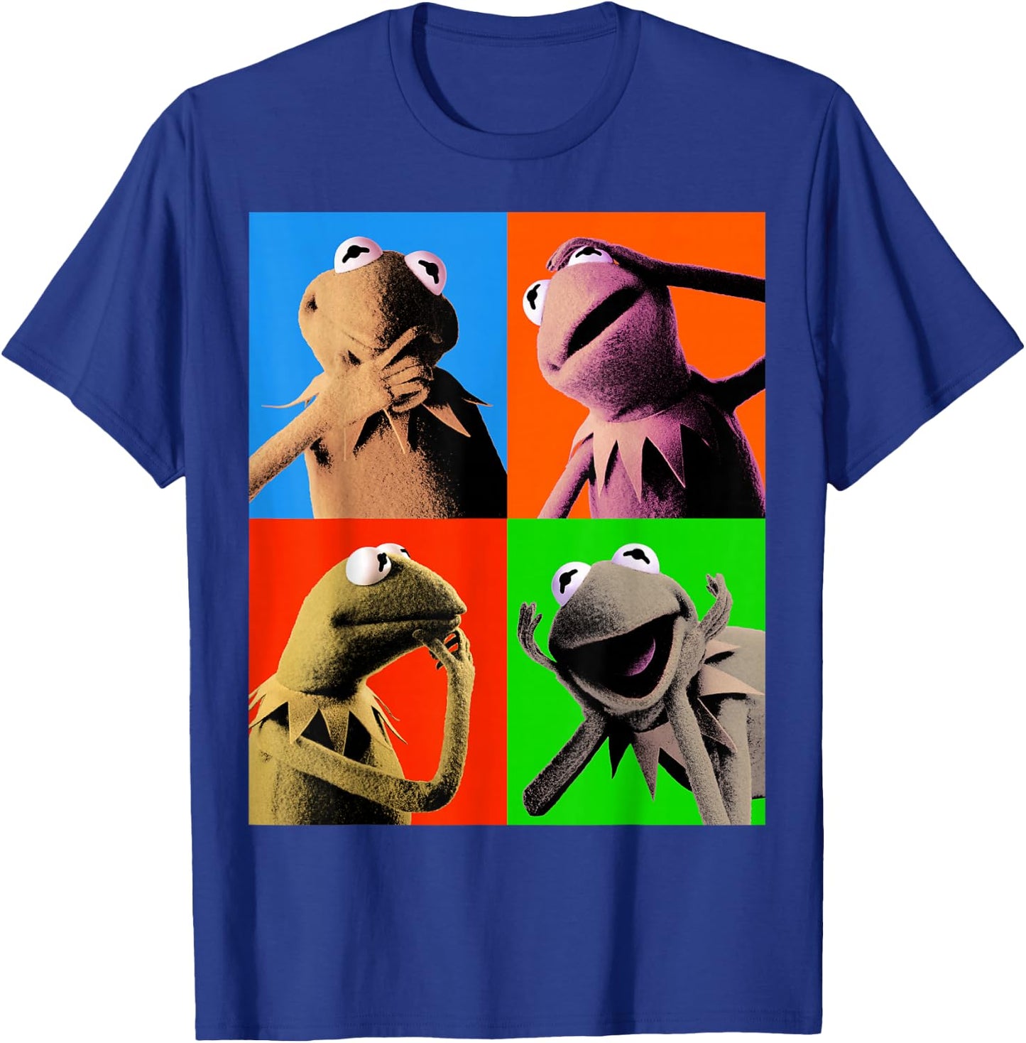 Disney The Muppets Kermit The Frog Pop Art Small T-Shirt - T-Shirt | Royal