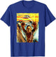 Star Wars Chewbacca Millennium Falcon The Scream Art Poster T-Shirt - T-Shirt | Royal