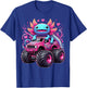 Axolotl Riding Monster Truck T-Shirt - T-Shirt | Royal