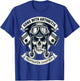 Sons With Arthritis - Ibuprofen Chapter Cool Biker Skull , Black, S T-Shirt - T-Shirt | Royal