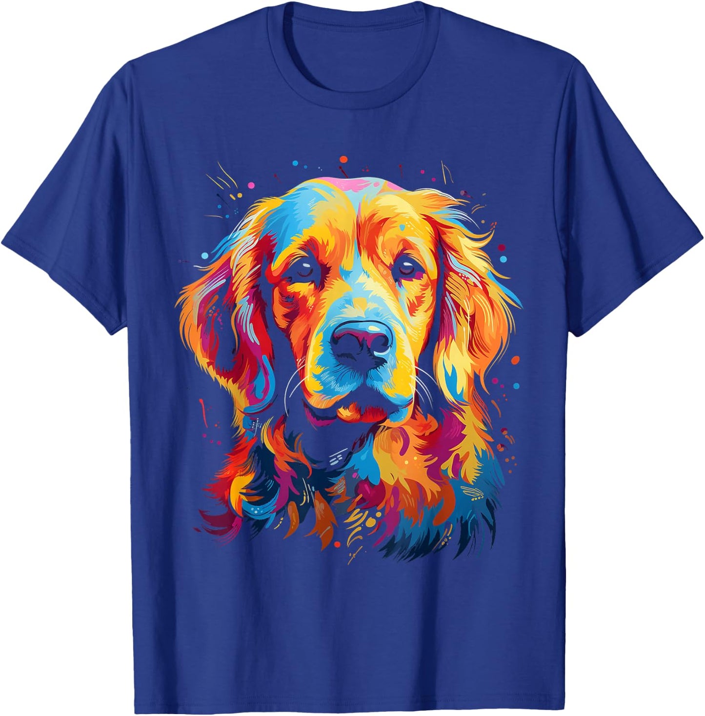 Golden retriever puppy dog T-Shirt - T-Shirt | Royal