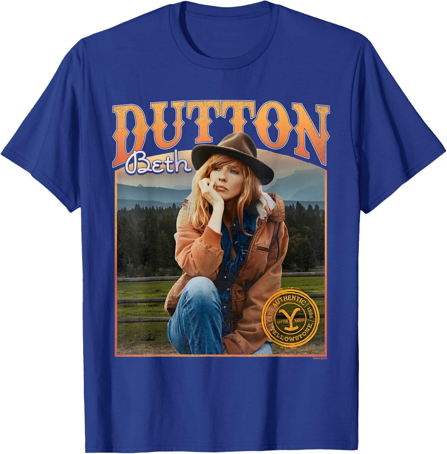 Yellowstone Beth Dutton Thoughts , Black, S T-Shirt - T-Shirt | Royal