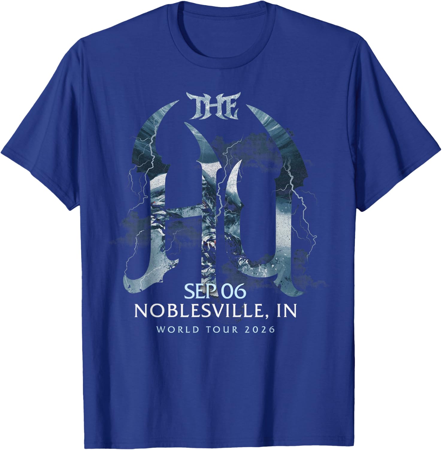 The Hu Warrior Chant Noblesville T-Shirt - T-Shirt | Royal