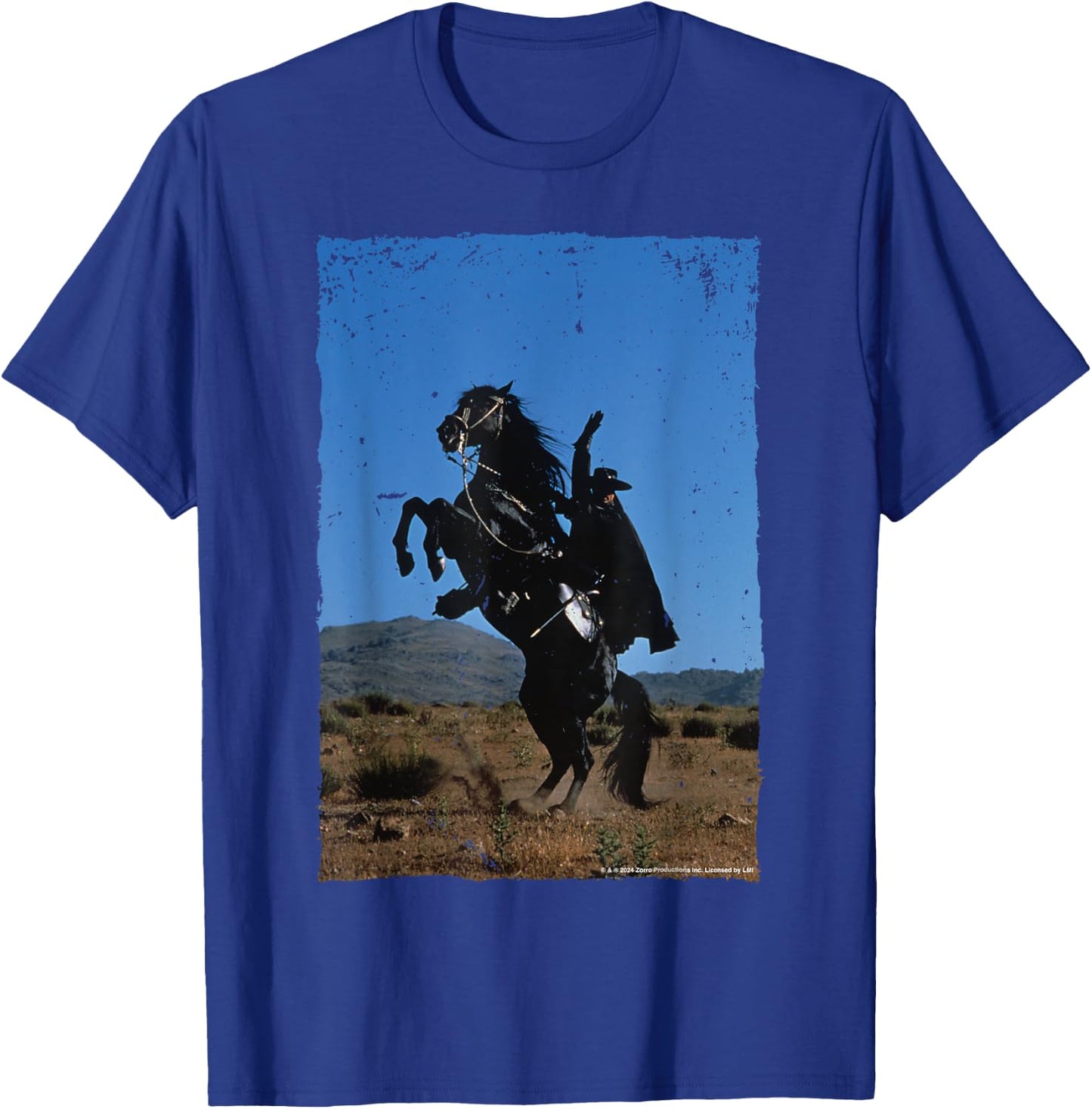 Zorro Tornado Horse Breeding , Black, S T-Shirt - T-Shirt | Royal