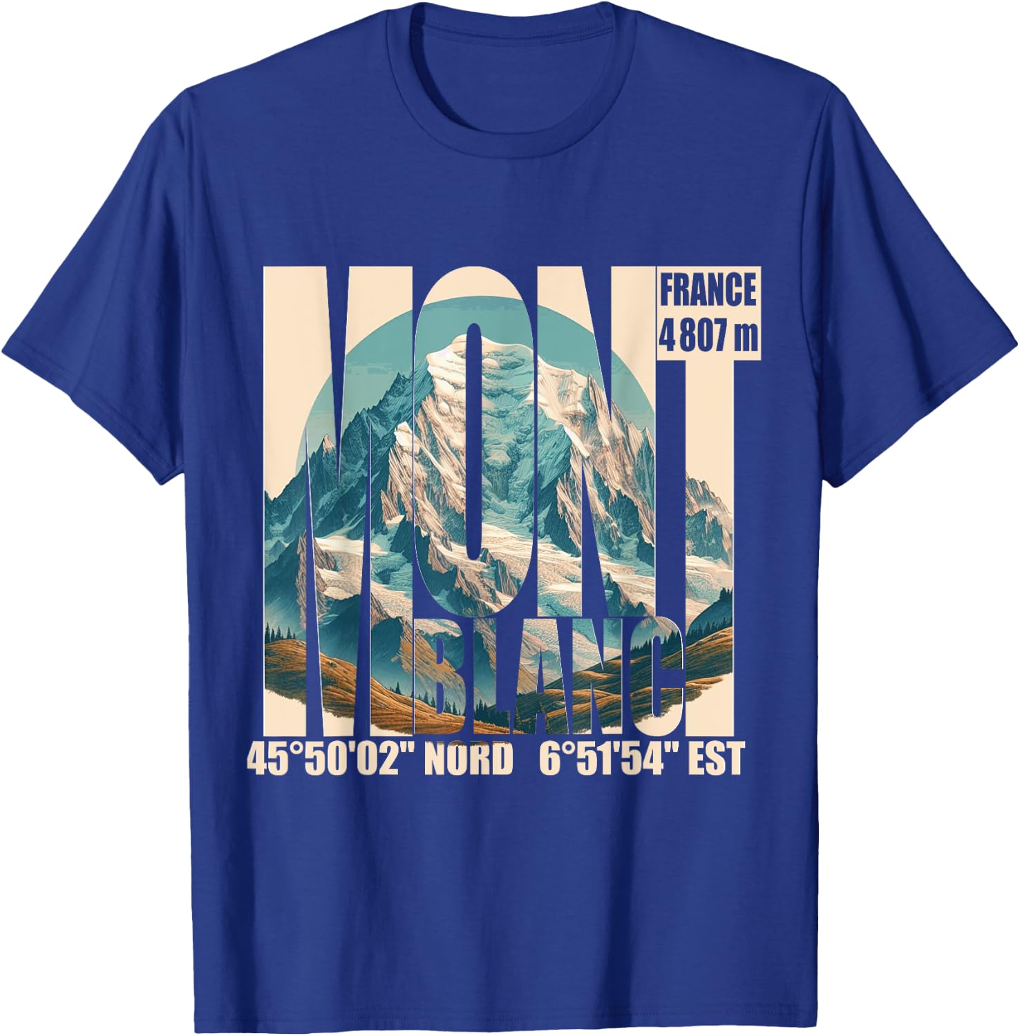 Le Mont Blanc T-Shirt - T-Shirt | Royal